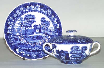 Breakfast Cup with Cover and Saucer c1930s